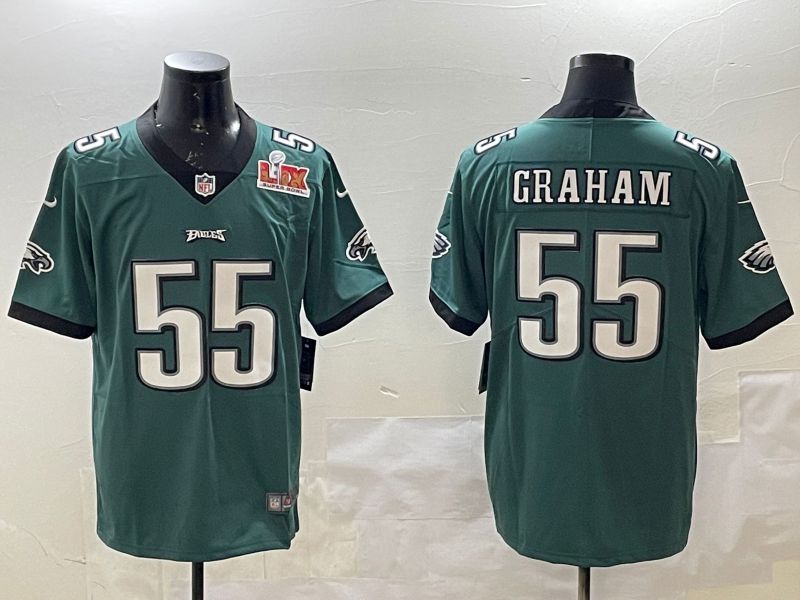 Men Philadelphia Eagles #55 Graham Green Second generations 2025 Nike Vapor Limited NFL Jersey style 2->philadelphia eagles->NFL Jersey